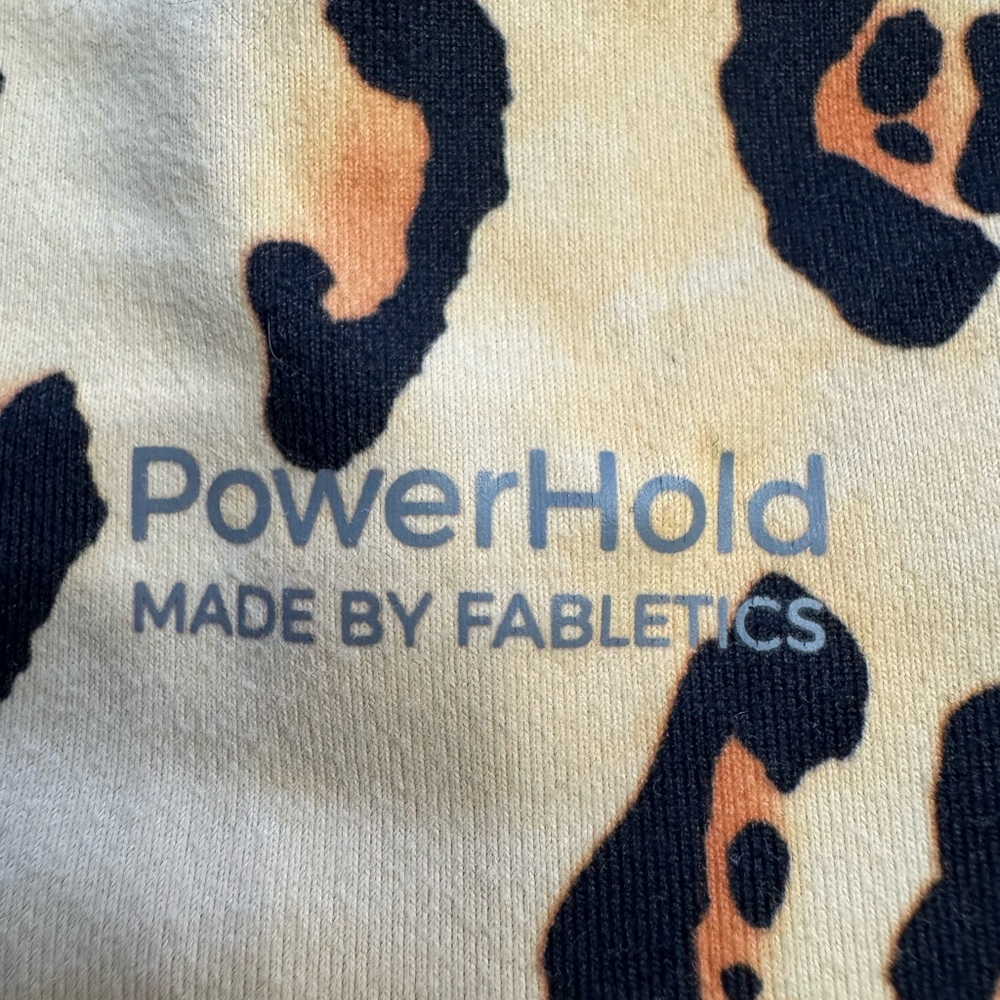Fabletics Powerhold Women’s Size Small Leopard Print High Waist Leggings - Picture 3 of 5